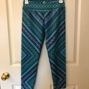 Prana Roxanne Capri in Green Chile